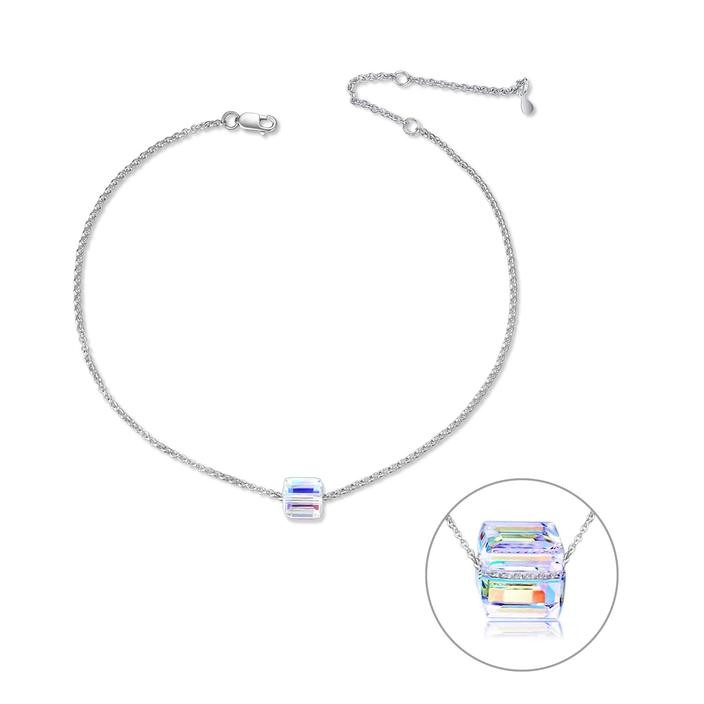 Bracelet de cheville avec cristal