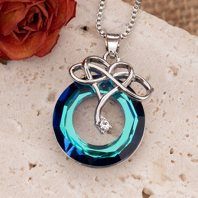 Cadeau personnalisé de collier de pendentif de disque pour elle