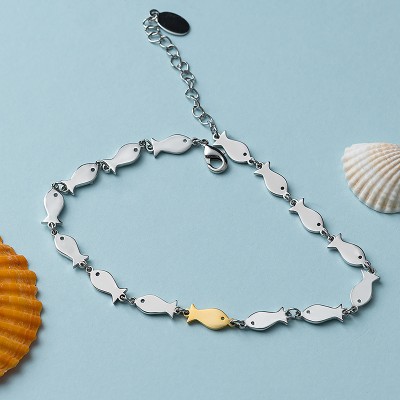 Bracelet personnalisé en forme de petit poisson