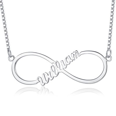 Collier Infini Personnalisé Nom Unique