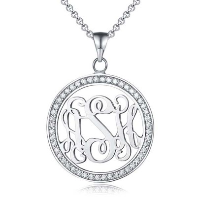 Collier Monogramme Personnalisé