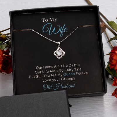 À ma femme collier romantique femme bijoux mariage anniversaire saint valentin cadeau pour femme