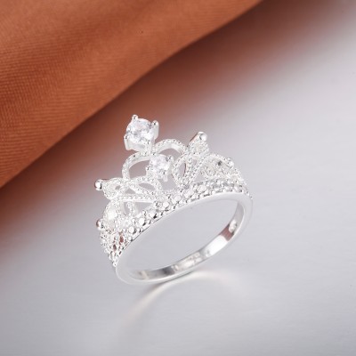 Bague de promesse de princesse héritière en argent sterling S925 pour elle