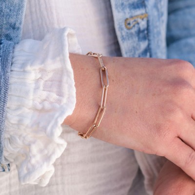 Bracelet à maillons de chaîne