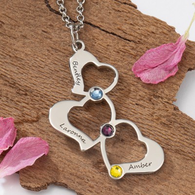 Charme de coeur personnalisé gravé nom collier cadeau pour femme cadeau d'anniversaire pour un ami cadeau d'anniversaire pour elle