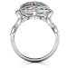 Encased in Love Caged Hearts Ring with Infinity Band