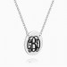 Engraved Monogram Necklace