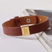 Custom Leather Bracelet With Engraving