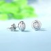 Personalized Gemstone Stud Earrings In Sterling Silver