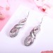 Personalized Infinity Two Names Earrings in Silver