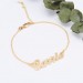 Carrie Copper Personalized Name Anklet Adjustable